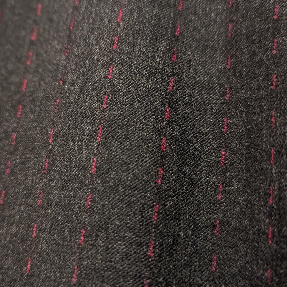 ✨ESCADA Vintage Blazer~Charcoal w/Pink Pinstripe~Size 36 - Picture 7 of 11